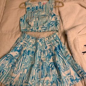Lilly Pulitzer two piece dress set